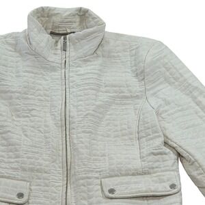 Jane Ashley Quilted Jacket Full Zip‎ Pockets Casual Lifestyle Medium